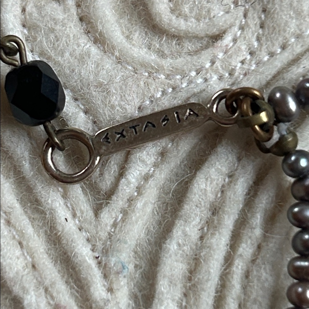 Extasia Intaglio and pearl Necklace - Picture 10 of 11